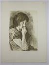 RAPHAEL SOYER Group of 8 etchings.